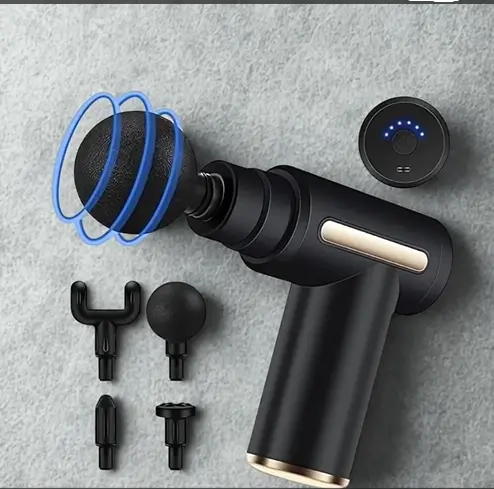 Pistola de Massagem Muscular Portátil