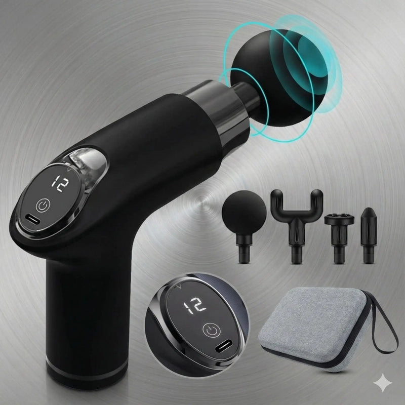 Massageador Elétrico Profissional Muscular | Pistola de Massagem Perfin- Mais Durabilidade e Potência