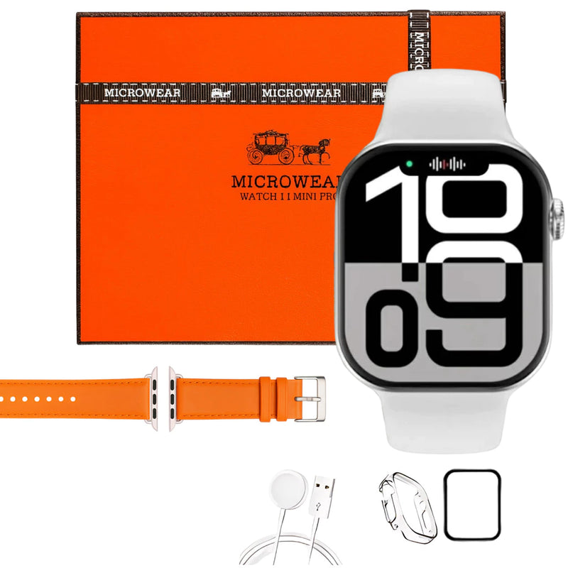 Smartwatch W11 Mini PRO – Série 11 com Monitor de Saúde e IA