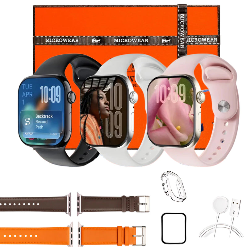 Smartwatch W11 Mini PRO – Série 11 com Monitor de Saúde e IA