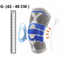 Kit 2 Joelheira Compressão Flexivel 3D Ortopedica Esportiva Anel e Haste - Alívio da Dor no Joelho