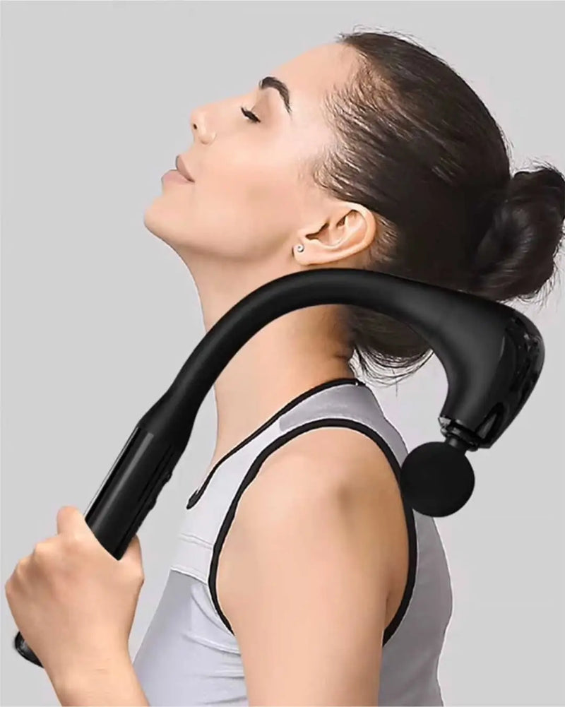 Massageador Ergonômico Muscular 4 em 1 – 6 Velocidades | 3 Modos Inteligente- Pescoço, Cintura e Ombro